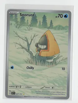 Pokemon TCG Snorunt Illustration Rare Ascended Heroes 227/217 NM/M - Image 1