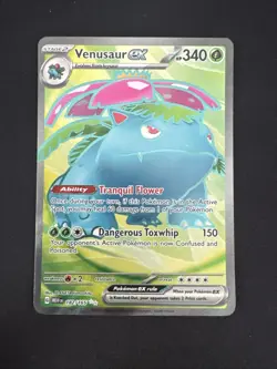Venusaur ex 182/165 Pokemon Sv: Scarlet & Violet 151 Ultra Rare Mint - Image 1