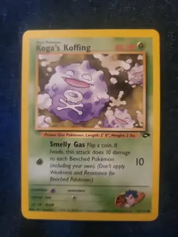 Pokemon 79/132 Koga's Koffing Gym Challenge LP - Image 1