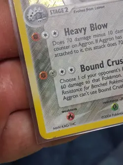 Pokemon Aggron 2/92 Legend Maker Holo Rare 2006 Hp - Image 2