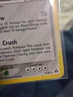 Pokemon Aggron 2/92 Legend Maker Holo Rare 2006 Hp - Image 3