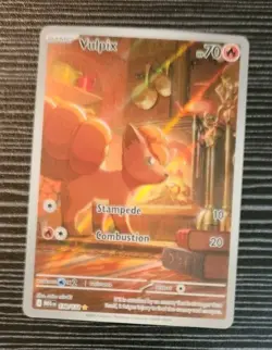 Pokemon - Vulpix 138/132 - Mega Evolution - Illustration Rare Card - Image 3