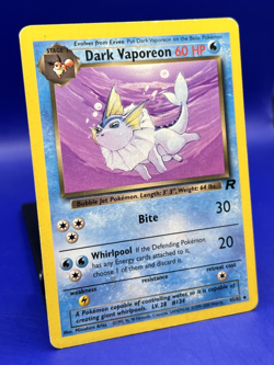 2000 Pokemon Dark Vaporeon 45/82 Team Rocket Non Holo MP - Image 2