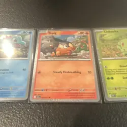 Pokemon ascended heroes Totodile Tepig Chikorita HOLO set - Image 3