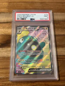Ionos Bellibolt EX 172/159 Journey Together Full Art Pokemon PSA 9 MINT - Image 1