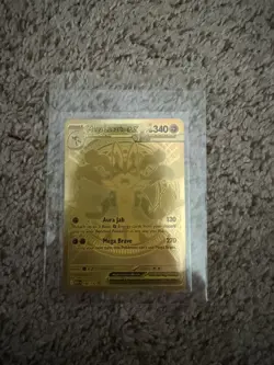 Mega Lucario ex - 188/132 Mega Evolution Gold Pokemon - NM/MINT - Image 1
