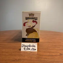 Pokemon TCG Celebrations Pikachu VMAX Premium Figure Collection Box New Sealed 820650809408 - Image 2