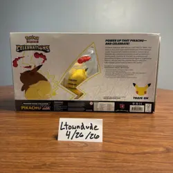 Pokemon TCG Celebrations Pikachu VMAX Premium Figure Collection Box New Sealed 820650809408 - Image 3