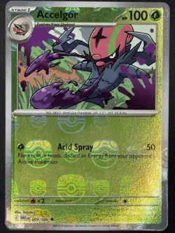 Accelgor (Master Ball Pattern) 009/086 UC White Flare Pokemon - Image 1
