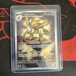 Pokemon TCG Alakazam 009 Mega Evolutions Black Star Promo NM - Image 1