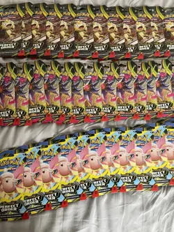 Pokemon Perfect Order Sleeved Booster Pack Lot of 53 SHIPS FAST FREE SHIPPING - Image 3