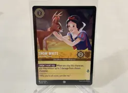 Disney Lorcana Snow White Lost in the Forest 23/204 Cold Foil Holo NM - Image 1