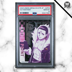 UNION ARENA JAPANESE EX01BT/HTR HUNTER X HUNTER VOL.2 #AP03 A. POINT - PSA 10 - Image 1