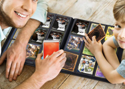 Trading Card Binder Holder, 9 Pockets Album Sleeves for Baseball Yugioh MTG Card - Image 5