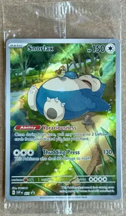 POKEMON SV 151 SNORLAX BLACK STAR PROMO HOLO SVP EN 051 NM+ FACTORY SEALED QTY - Image 1