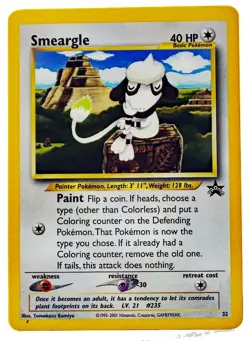 Smeargle #32 Black Star Promo WOTC Pokemon Card NM With eBay Shipping - Image 3