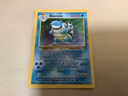 Blastoise 2/102 Base Set Unlimited Holo Rare Vintage Pokemon Card - Image 1