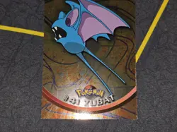 Zubat #41 Holo Pokemon Topps Series 1 Card (Blue Label) LP - Image 4