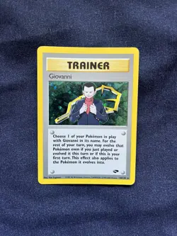 Pokemon TCG Giovanni 18/132 Gym Challenge Holo Unlimited WOTC Card - Image 1