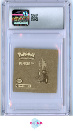 PINSIR POKEMON G3 1999 ARTBOX STICKER ENGLISH CGC 9 - Image 2