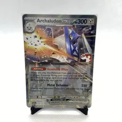 Archaludon Ex 130/191 NM Play Stamp Prize Pack Series 7 Pokemon TCG Card - Image 1