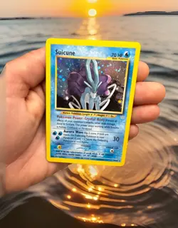 Pokemon Suicune Neo Revelation Holo Rare 14/64 2000 70 HP Unlimited English - Image 2