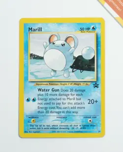 Pokemon Marill #29 Wizards Black Star Promo English Non Holo - Image 1