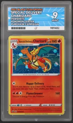 2022 - Special Delivery Charizard - Black Star Promo - SWSH075 - Pokemon Center - Image 1