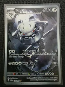 2025 Pokemon Steelix 150/132 – Holo Rare – Mega Evolution – English NM - Image 1