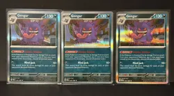 Pokemon TCG Gengar Perfect Order Rare Holo 50/88 NM - Lot of 3 - Image 1
