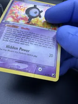 Pokemon Card - Unown (K) Unseen Forces K/28 Holo Rare - DMG - Image 4