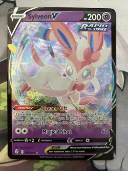 Pokemon Sylveon V - SWSH07: Evolving Skies 074/203 / Ultra Rare NM/M - Image 1