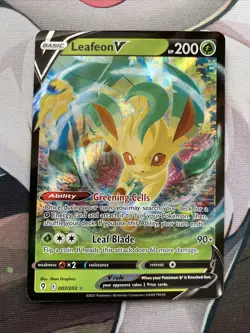 Leafeon V 007/203 | SWSH - Evolving Skies | Ultra Rare | Pokemon NM - Image 1