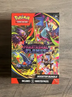 POKEMON TCG MEGA EVOLUTION PHANTASMAL FLAMES BOOSTER BUNDLE FACTORY SEALED BOX - Image 1