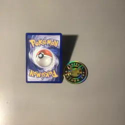 Pokemon Pikachu 051/162 Promo Stamped Cosmos Holo Card and Pokemon Day 2026 Coin - Image 2