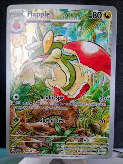Pokemon TCG: Flapple #210/191 SV Surging Sparks Illustration Rare Holo - Image 1