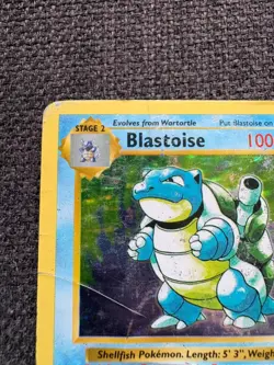 1999 POKEMON SET SHADOWLESS #2/102 BLASTOISE HOLO DMG - Image 5