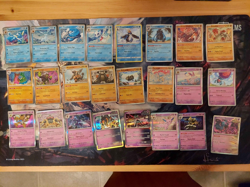 Pokemon Cards Bulk Job lot 60+ Holos, 140+ Reverse Holos Pikachu lunch box - Image 3