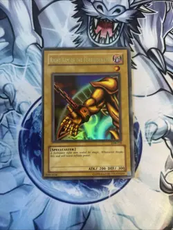 (UU) Yugioh! Right Arm of the Forbidden One LOB-EN122 Ultra Rare Unlimited LP - Image 1