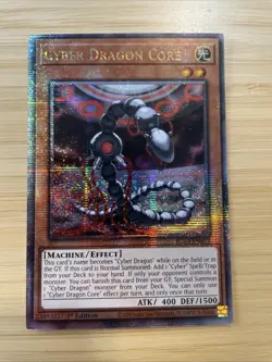Cyber Dragon Core RA04-EN013 Quarter Century Secret Rare Yugioh 1st Edition Mint - Image 1