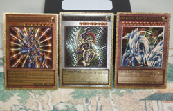 Yugioh Custom Gold Foil Cards Oricas Black Luster Soldier Dragon Master Knight - Image 1