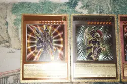 Yugioh Custom Gold Foil Cards Oricas Black Luster Soldier Dragon Master Knight - Image 5