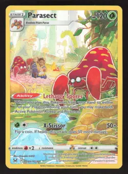 2022 SWSH11 LOST ORIGIN TRAINER GALLERY PARASECT TG01/TG30 ULTRA RARE POKEMON - Image 1