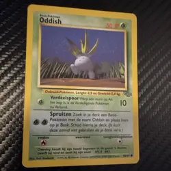 Pokemon Oddish Jungle 58/64 Common Basic 50 HP Regular Card 1999 - Image 1