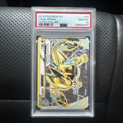 Pokemon Lugia BREAK 79/124 Fates Collide Rare Holo PSA 10 English 2016 - Image 1