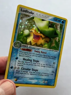 Pokemon TCG LUDICOLO 10/107 HoloFoil . EX Deoxy Set (2005). NM/M. Free Shipping. - Image 3