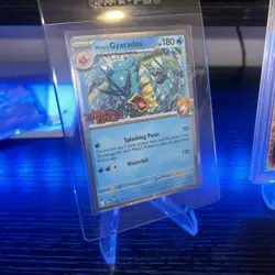Pokemon Misty's Gyarados 049/182 Destined Rivals Prerelease Stamped Promo Swirl - Image 2