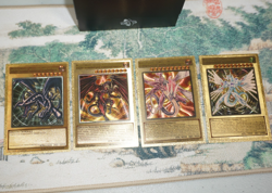 Yugioh Custom Gold Foil Cards Oricas Red-Eyes Black Dragon, Archfiend, Majestic - Image 1