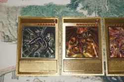 Yugioh Custom Gold Foil Cards Oricas Red-Eyes Black Dragon, Archfiend, Majestic - Image 3