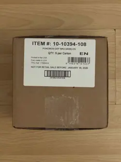 Pokemon TCG Pokemon Day 2026 Collection 6-Box Sealed Case - Image 1